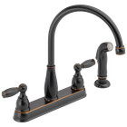 Delta Foundations Kitchen Faucet W  Oil Rubbed Bronze-certified Refurbished