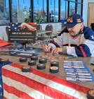 Miracle On Ice          Sandy Caligiore Signed Puck The Boys Of  80 Rare Autograph 