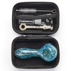 4 Inch Smoking Tobacco Glass Pipe Gorgeous Bowl Collectible Handmade Pipes