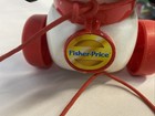 Vintage Fisher Price Pull Along Puppy Dog Toy W  Wagging Tail 1993
