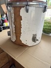 Ludwig Usa 80s Vintage 16x16 Floor Tom Drum Shell Factory White  Project