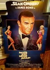 1983  never Say Never Again  007 Connery 5 Ft  Movie Theater Standee In The Box 