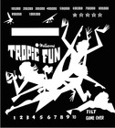 Williams Tropic Fun Pinball Machine Drop In Replacement Backglass