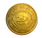 1981 Chuck E  Cheese Pizza Time Theatre Coin Arcade Rare Game Token Solid Brass