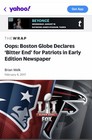 Patriots Misprint By Boston Globe