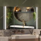 Large Led Lighted Medicine Cabinet W  Mirror 3 Doors Medicine Cabinet Bathroom