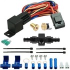 8 Pass Trans-mission Oil Cooler Electric Fan 6an Hose Thermostat Temp Switch Kit