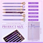 6 Pcs Fancy Pens For Women Crystal Diamond Pen For Journaling Pretty Glitter Bal