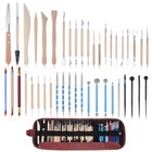 43 Pcs Pottery Tools For Sculpting Double Sided Ceramic Clay Carving Tool Set   