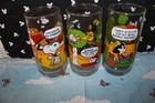 Vintage Mcdonald s Peanuts Camp Snoopy Collection Glasses Set Of 3  Very Nice 
