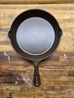 Martin Stove   Range Co Early Block Logo No 8 Cast Iron Skillet Heat Ring Notch