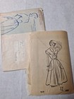 Vtg 1950s Mail Order 9237 Pattern Sz 12 Women Shirt Waist Dress Collared Ss