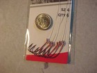 24 New Snelled Hooks Size 4 Red  Eagle Claw 4 Pks Of 6  Snells  Baitholder 139