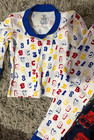      Nwot Baby Boy Clothes Mix Bulk Lot Pajamas Rescue Fire Truck Ems Blue Red