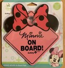 Baby On Board Disney Baby Minnie Mouse On Board Car Decal Sign Safety 1st