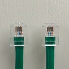 3 Ft Dsl Adsl Vdsl Internet Data Wall Outlet Jack To Modem Cables Lot Of 10