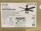 Home Decorators Northampton 52in  Led Indoor outdoor Espresso Bronze Ceiling Fan