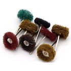 25mm Flap Wheel Abrasive Nylon Fiber Sanding Mop 3mm Shank For Rotary Tool