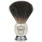 Parker Premium Black Badger Shaving Brush   Taconic Eucalyptus Mint Shave Cream