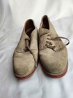 Vintage Oxfords Dress Shoes Mens Size 9 5m Tan Leather Made In Usa Lace Up 