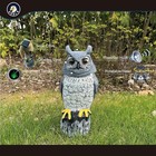 Solar Powered Garden Owl With Motion Detection  Rotating Head