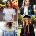 72 Pcs 1 5 Inch Gold Iron On Letters And Numbers Embroidered Alphabet Patches 