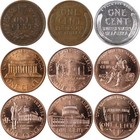 150 Years Of Penny Designs Indian And Lincoln Cent 9 Coin Set