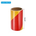 Reflective Tape  6 Inch X 10 Ft Waterproof Safety Adhesive Tape  Red Yellow