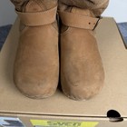 Sven 11  Shearling Wood Clog Boots Low Heels Natural Tan Brown 37   6