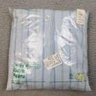 Vtg Mens Sears Nightwear Set Pajama Polyester cotton Blend Large Long Sleeve Nos