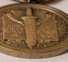 Spanish War Service Medal  29744 - Us Army 