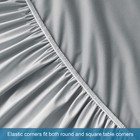 Waterproof Massage Table Cover 2-piece Set  Fitted Sheet 77    36    7    Grey