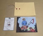 Dexter Screen Used Prop Original -dexter Morgan Childhood Drawing   Bonus Poster