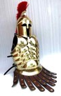 Corinthian Greek Roman Muscle Armor And Helmet With Leather Belt Accessories  