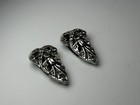 Vintage - Beautiful Rhinestone Shoe Or Dress Clips Matching Pair