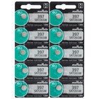 Murata 397 Button Cell Watch Batteries 15 Pack - Replaces Sony