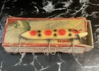 Vintage Heddon Vamp 7500 Wood Lure - Strawberry Spot - L-rig - Og Box 