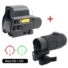 558 g43 g45 Holographic Sight 3x Magnifier Red Green Dot Holo Clone Full Marking