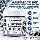 Metal Chrome Polish   Restorer Paste With Brush  Chrome Polish Paste