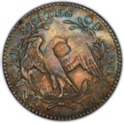 1795 H10c Pcgs Ms 63   Low Pop Silver Flowing Hair Half Dime