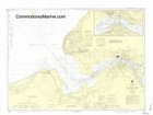 Nautical Chart   14884 St  Marys River Head Of Lake Nicolet- Whitefish Bay 1980