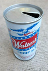 Walter   s Light Ale  76 Beer Can Premium Quality Steel Walter   s Pull Top Wi