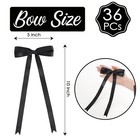 Black Bow 5    10  Satin Bow For Gift Wrapping Twist Tie Bows Premade Ribbon B   