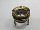 Antique Brass Chart Magnifier - Magnifying Glass With Leather Case