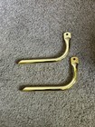 Genuine Vintage Lowrider Steel Bicycle Muffler Oblique Without Holes In Gold New