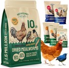Bulk Dried Mealworms - 10 Lb Bag - Non-gmo Dried Mealworms For Chickens  Duck   