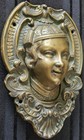 Antique Bronze Jenny Linn Billiard Pocket   6 5  X 4 5    Rare Find  Ships Fast