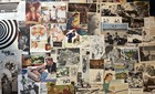Lot 100 1930s-1970s Small Ads   Cutouts ephemera collage junk Journals scrapbook
