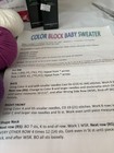 Knitting Kit For Color Block Baby Sweater And Hat 6 Colors So Cute Jill Eaton