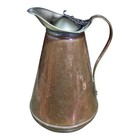 Antique Edwardian Copper Jug - Vintage Metal Serving Pitcher